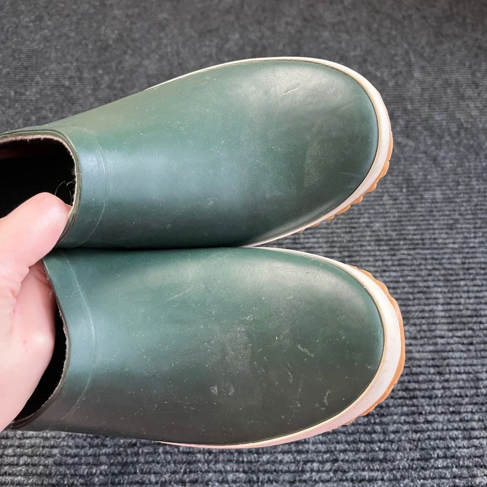 JBU Jambu Bumblebee Garden Ready Shoes mens 7.5 Green Waterproof Rain Clogs